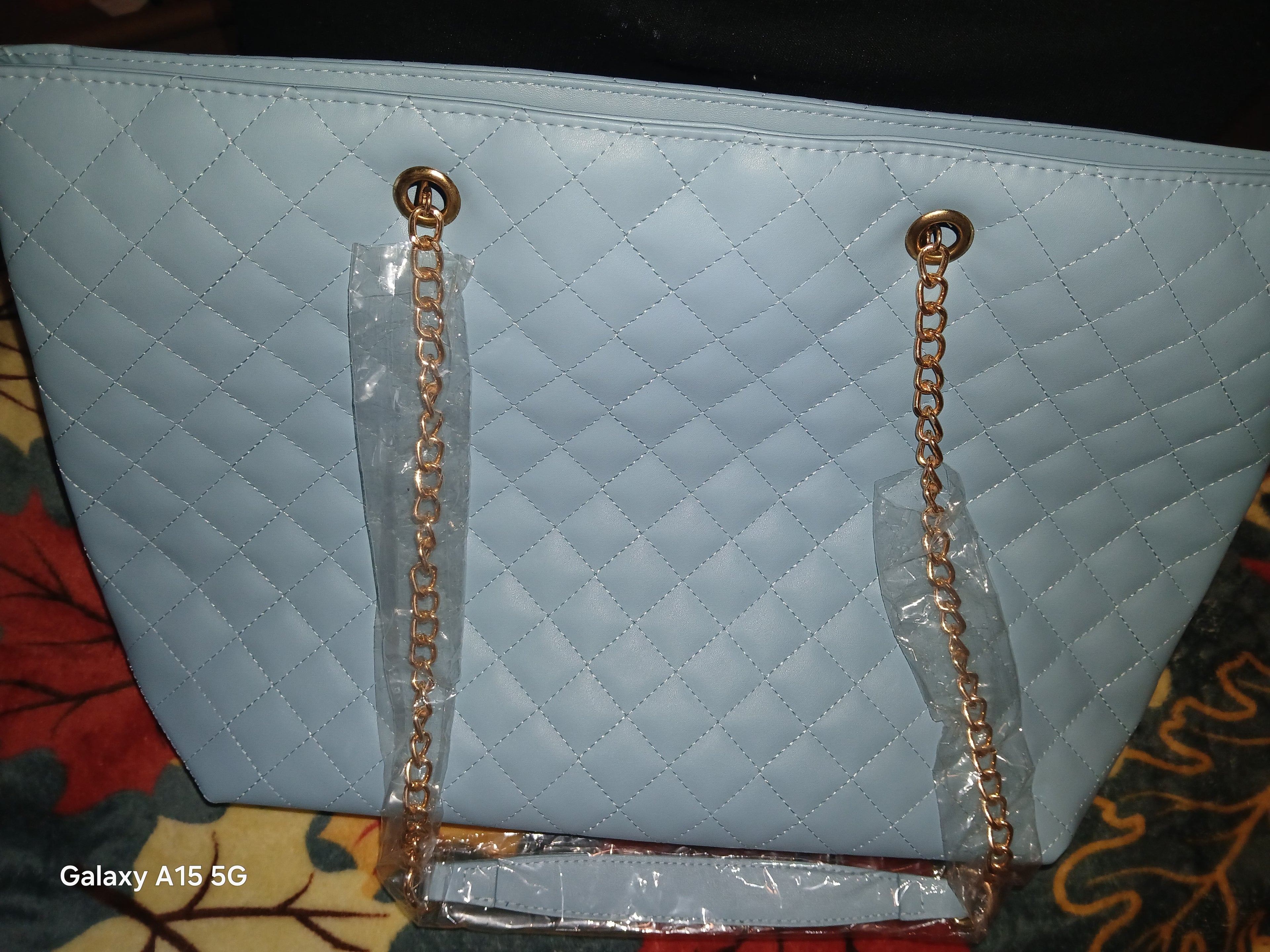 Badgley Mischa blue tote purse large