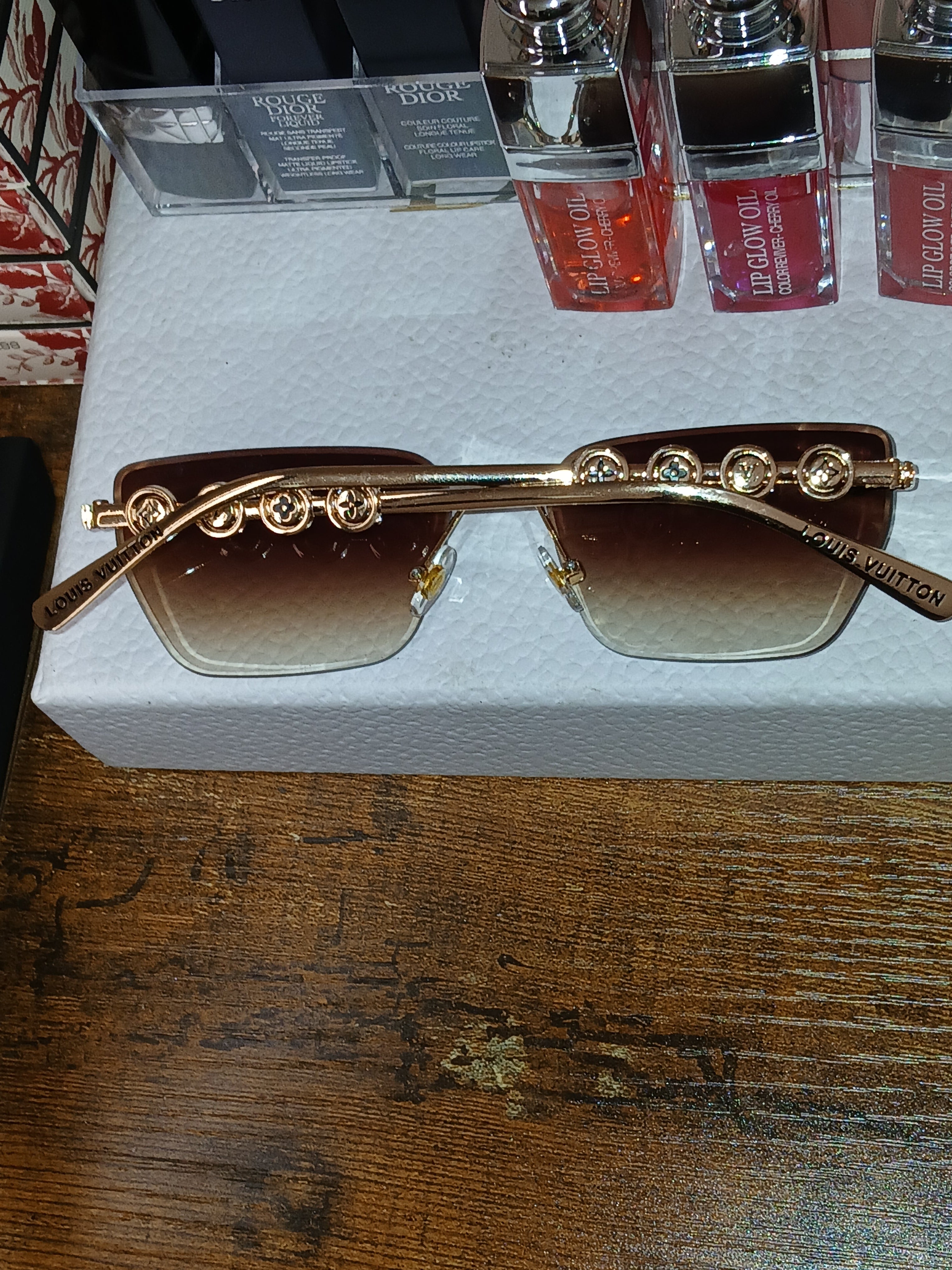 Louis Vuitton golden sunglasses