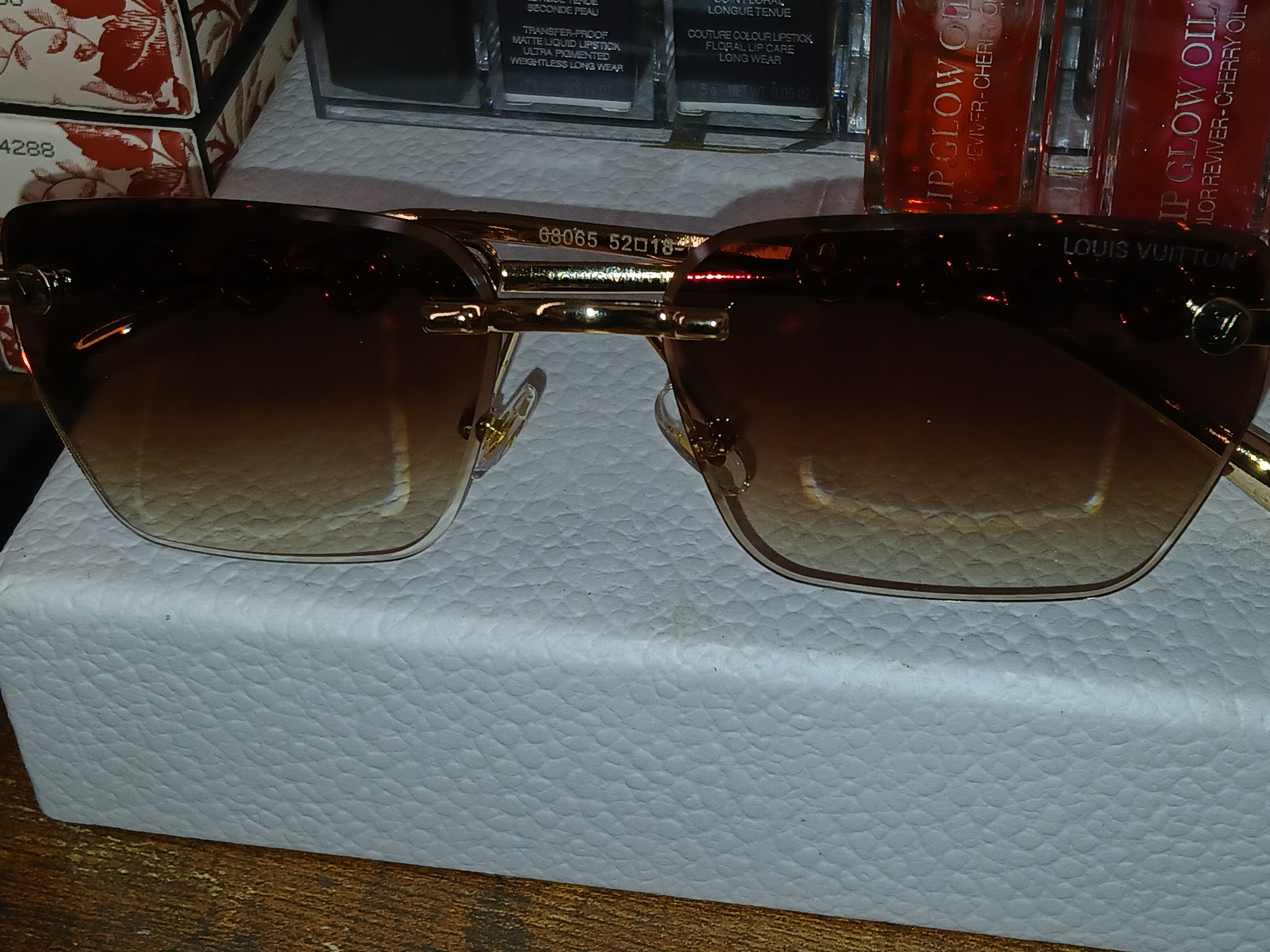 Louis Vuitton golden sunglasses