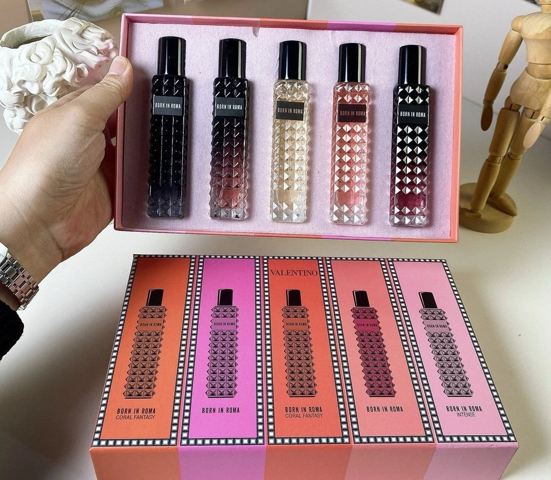 5pc Valentino born in Roma gift set