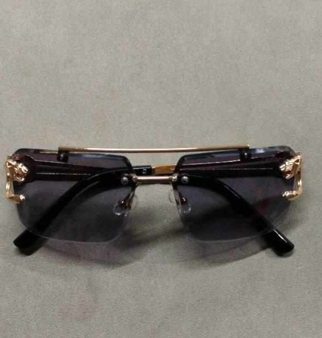 Cartier panther rimless sunglasses
