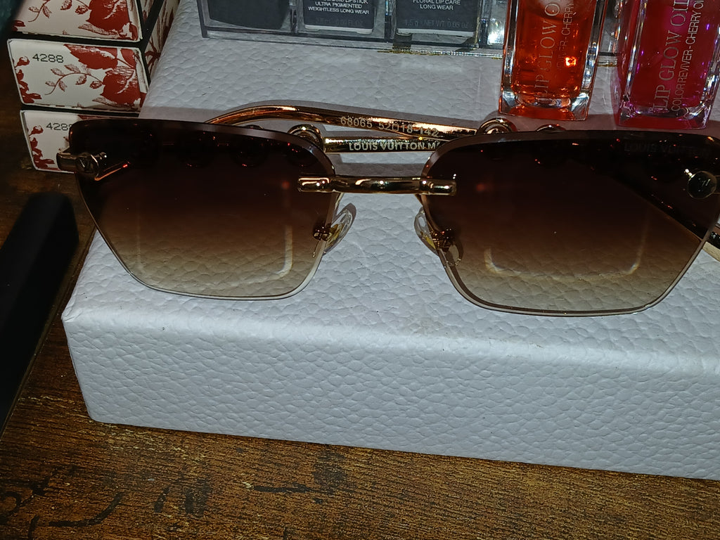 Louis Vuitton golden sunglasses