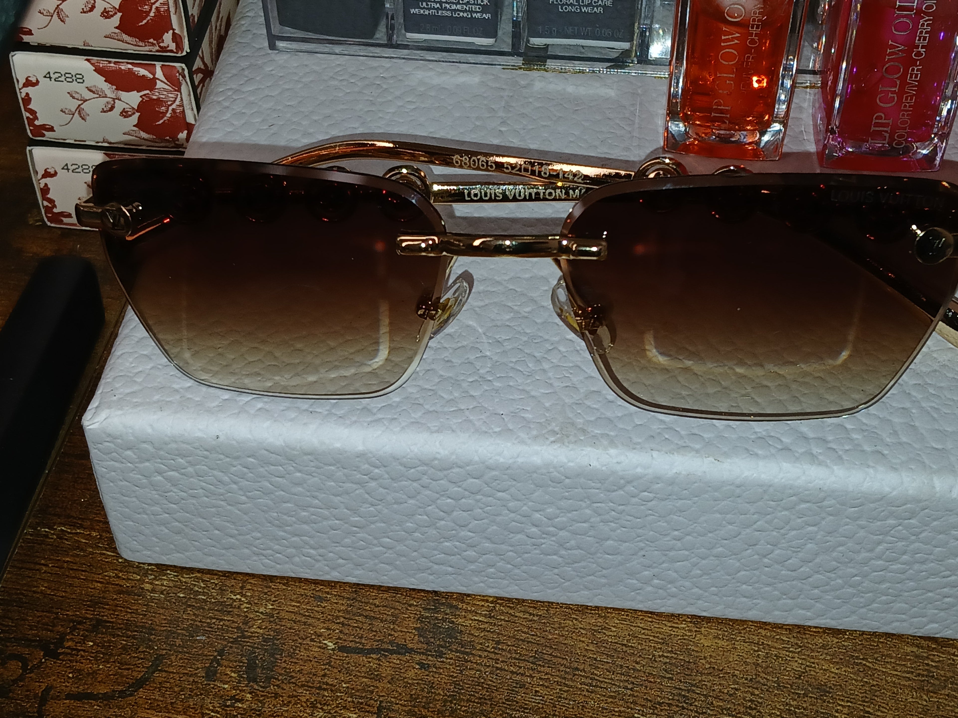 Louis Vuitton golden sunglasses