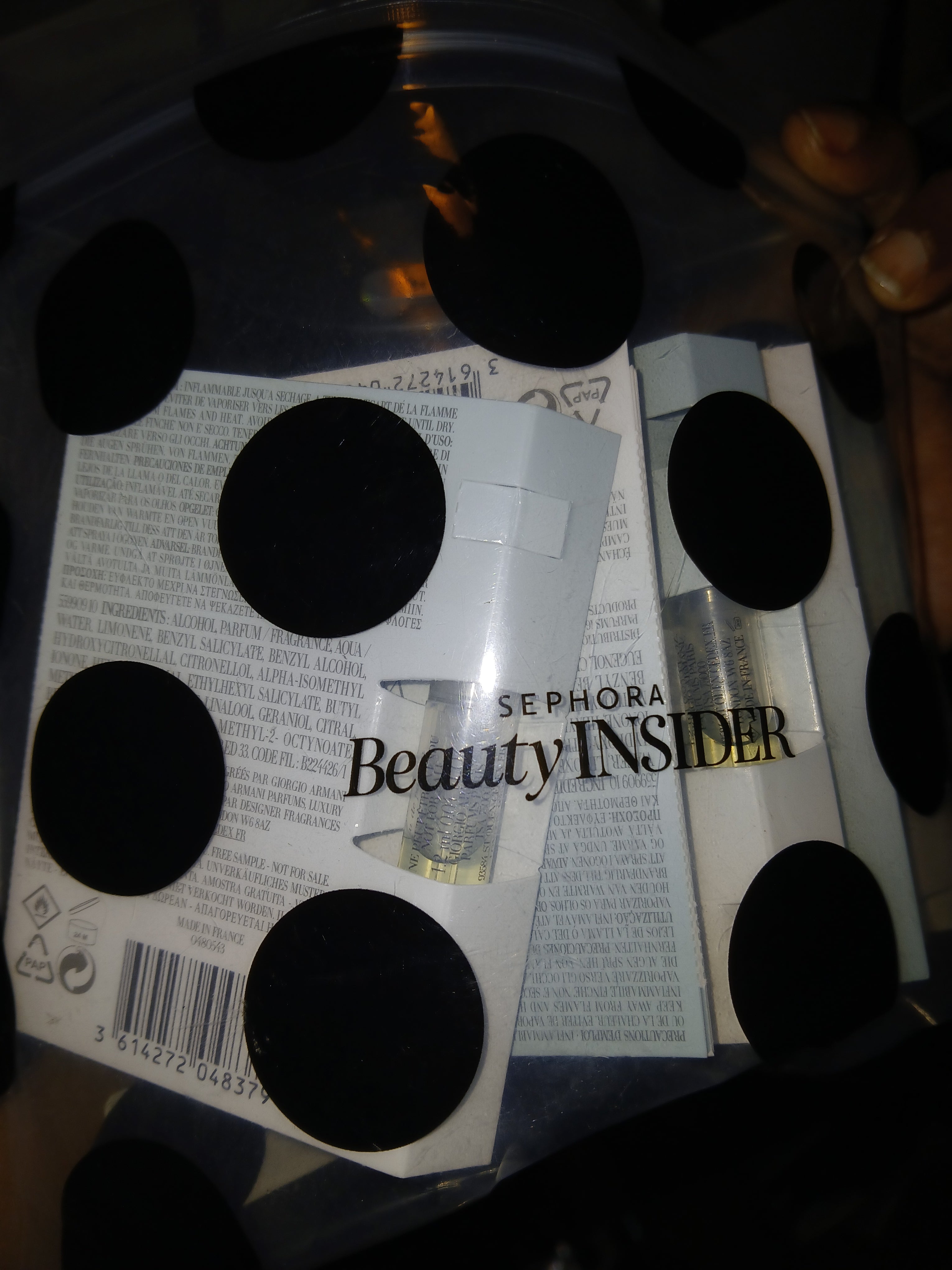 Acqua di Gioia 10pc fragrance sample vials