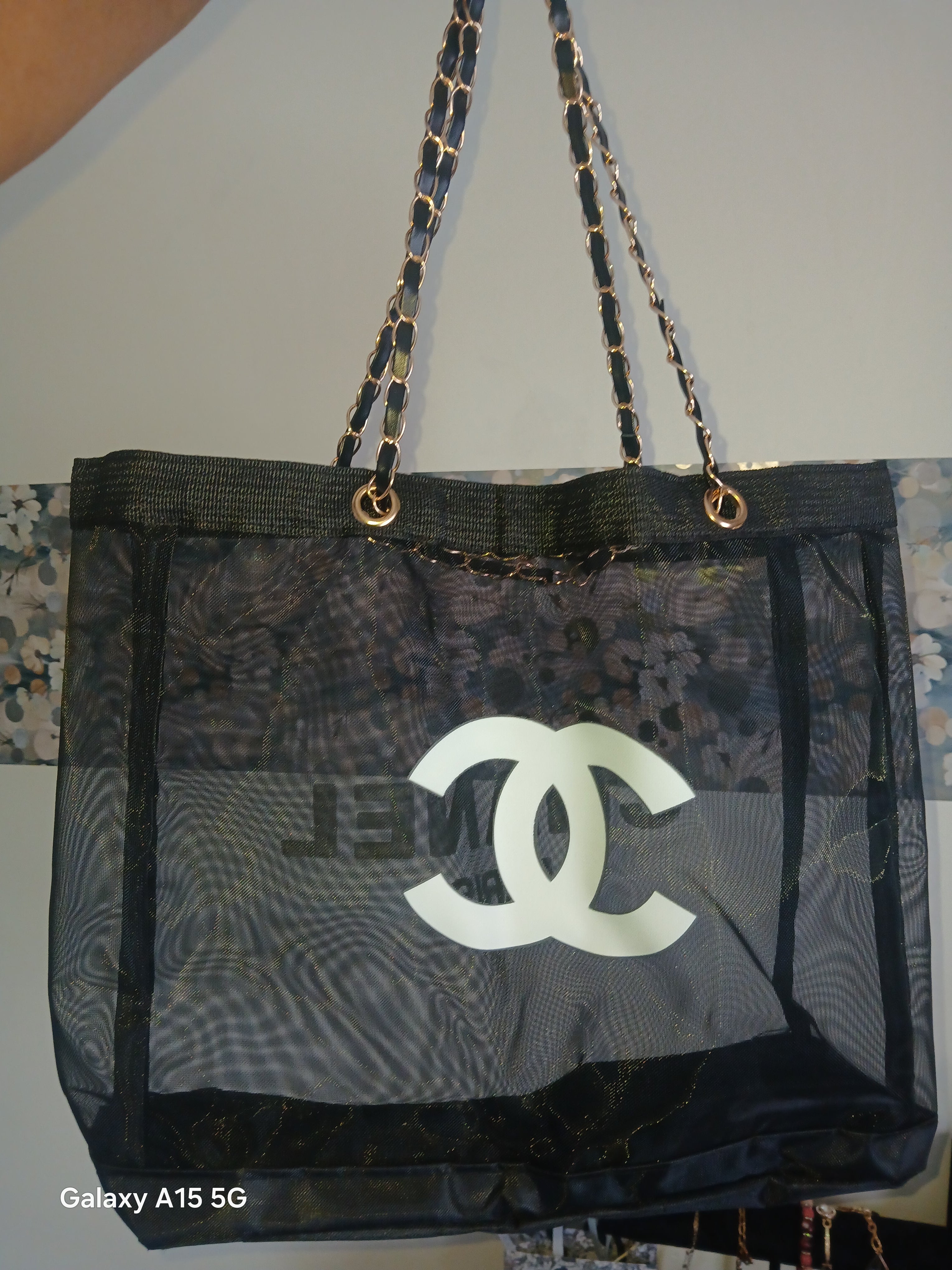 Chanel VIP Gift Mesh Tote Bag