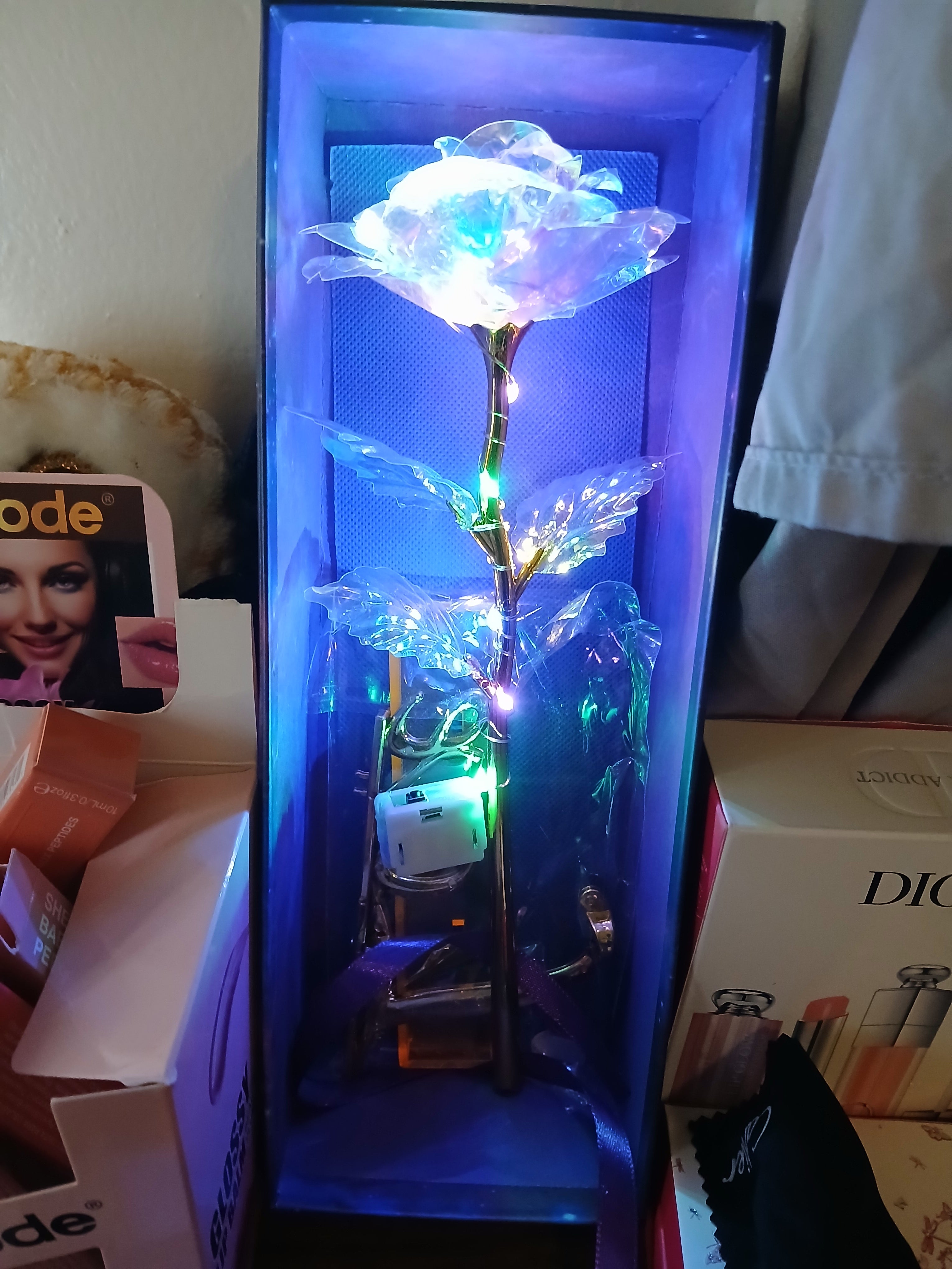 Galaxy led rose