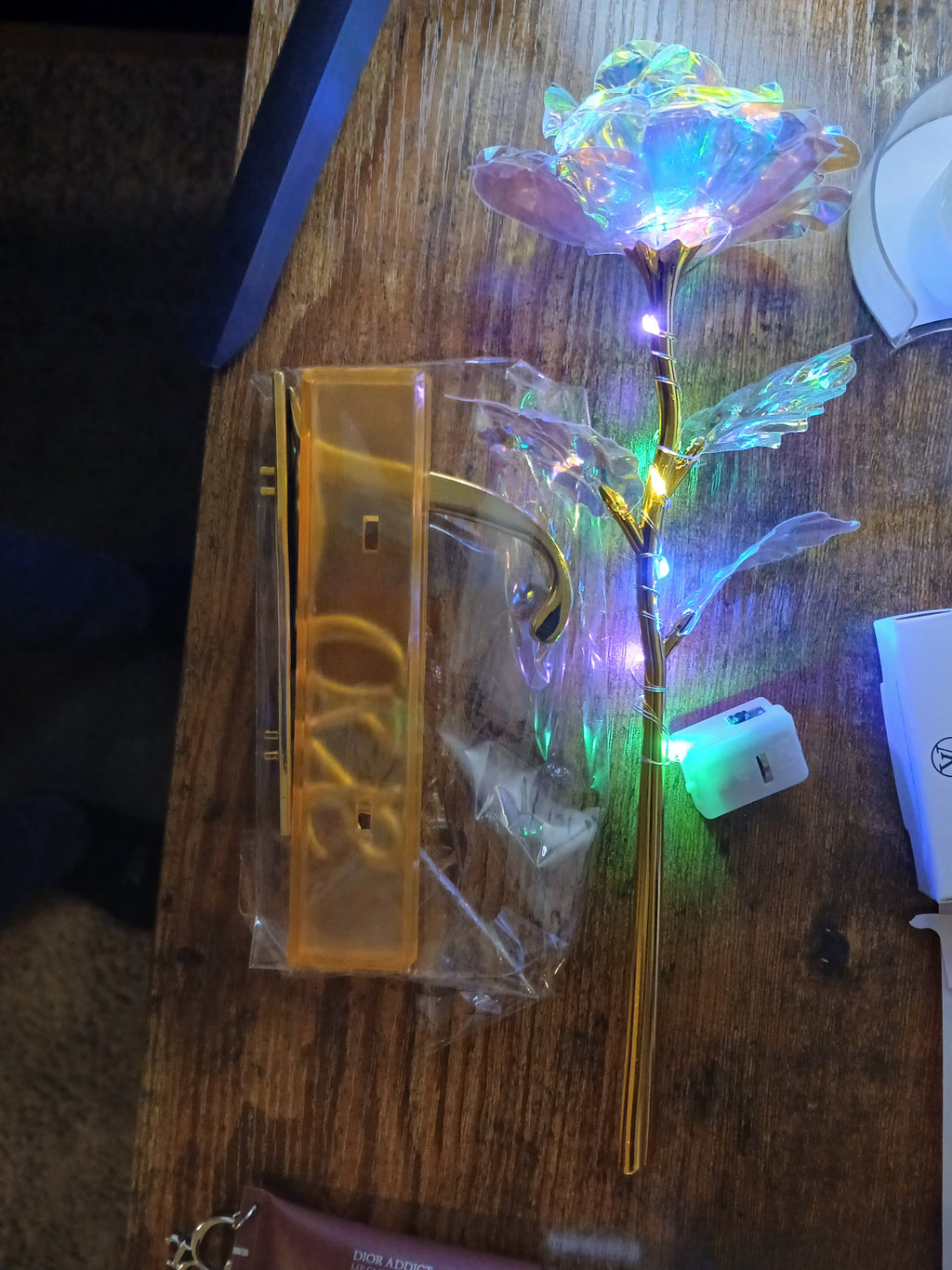 Galaxy led rose