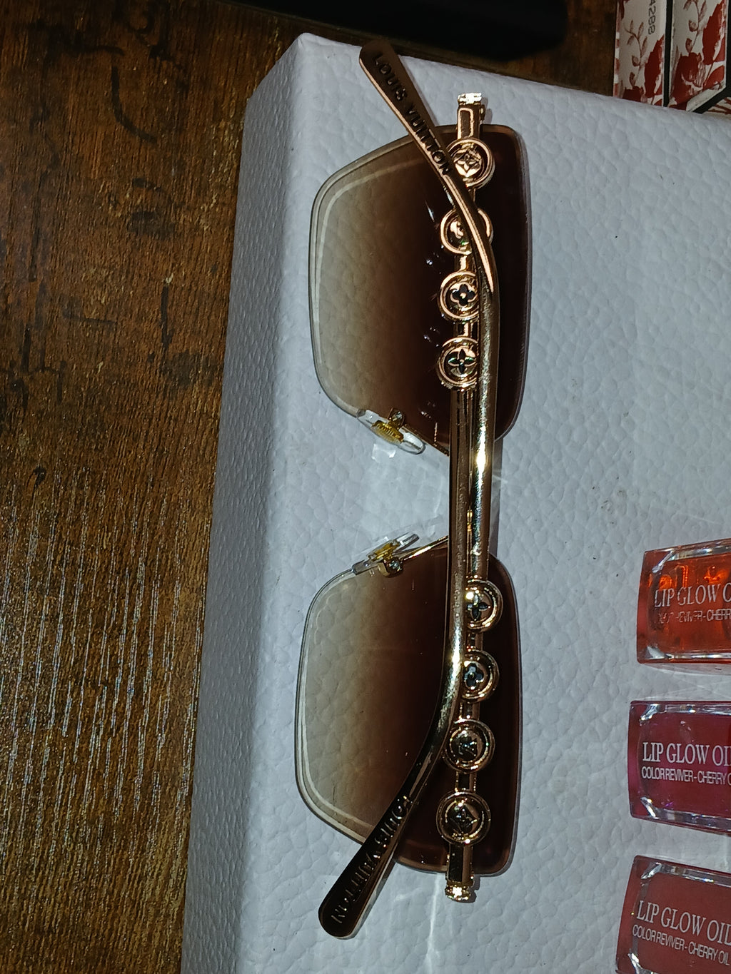 Louis Vuitton golden sunglasses