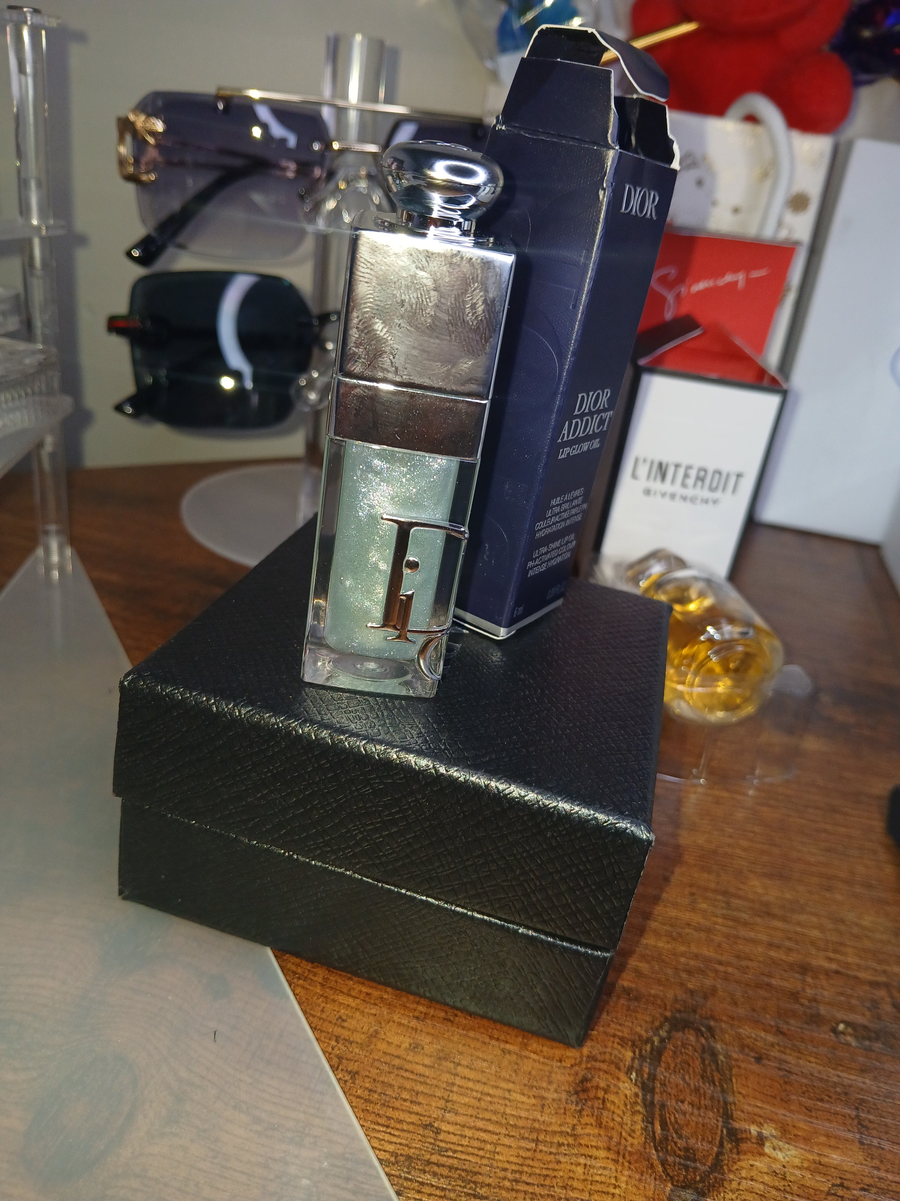 Dior sparkle mint green Addict Lip Glow oil