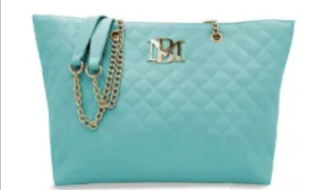 Badgley Mischa blue tote purse large