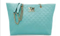 Badgley Mischa blue tote purse large