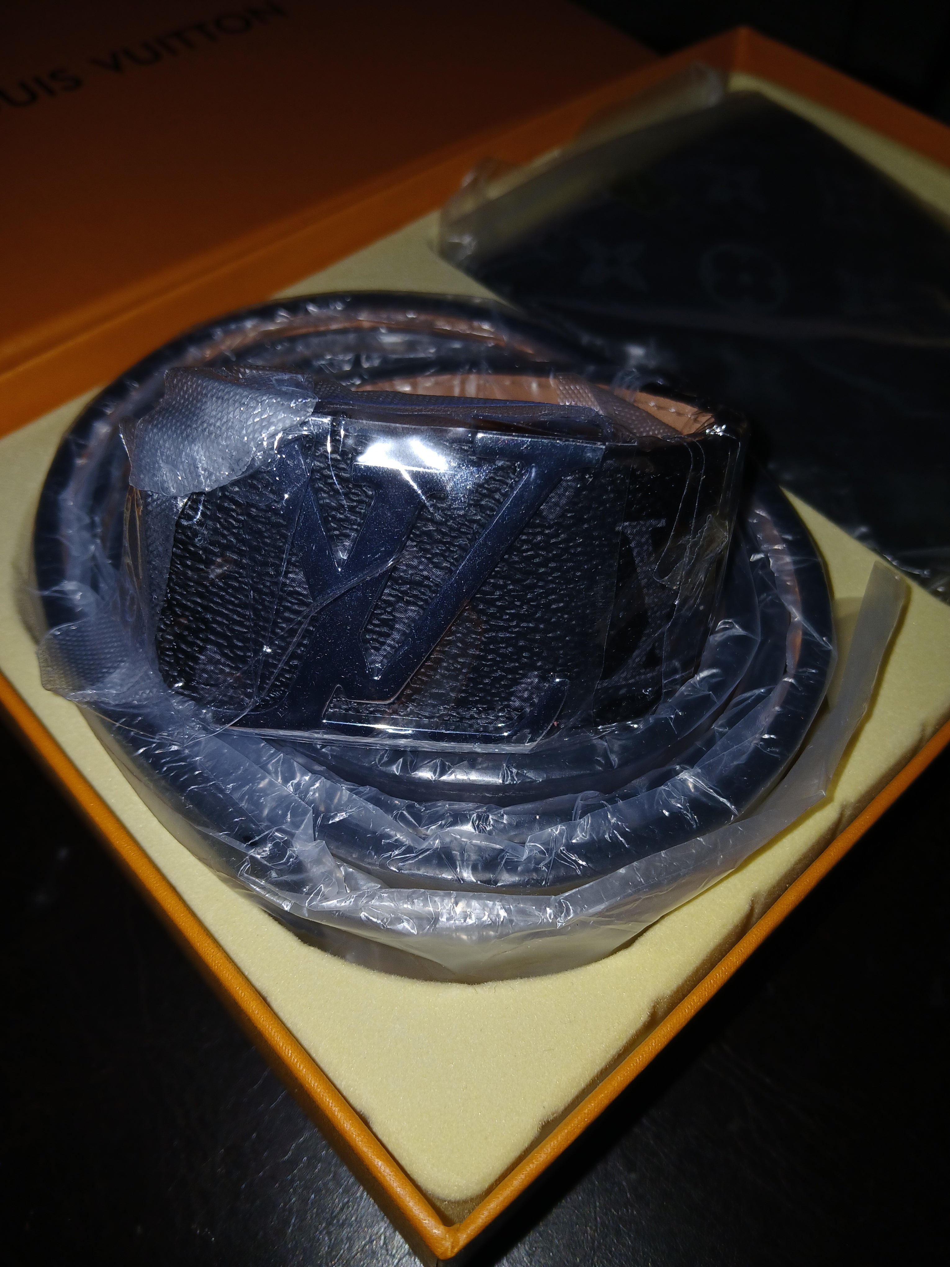 Louis Vuitton belt &wallet gift set