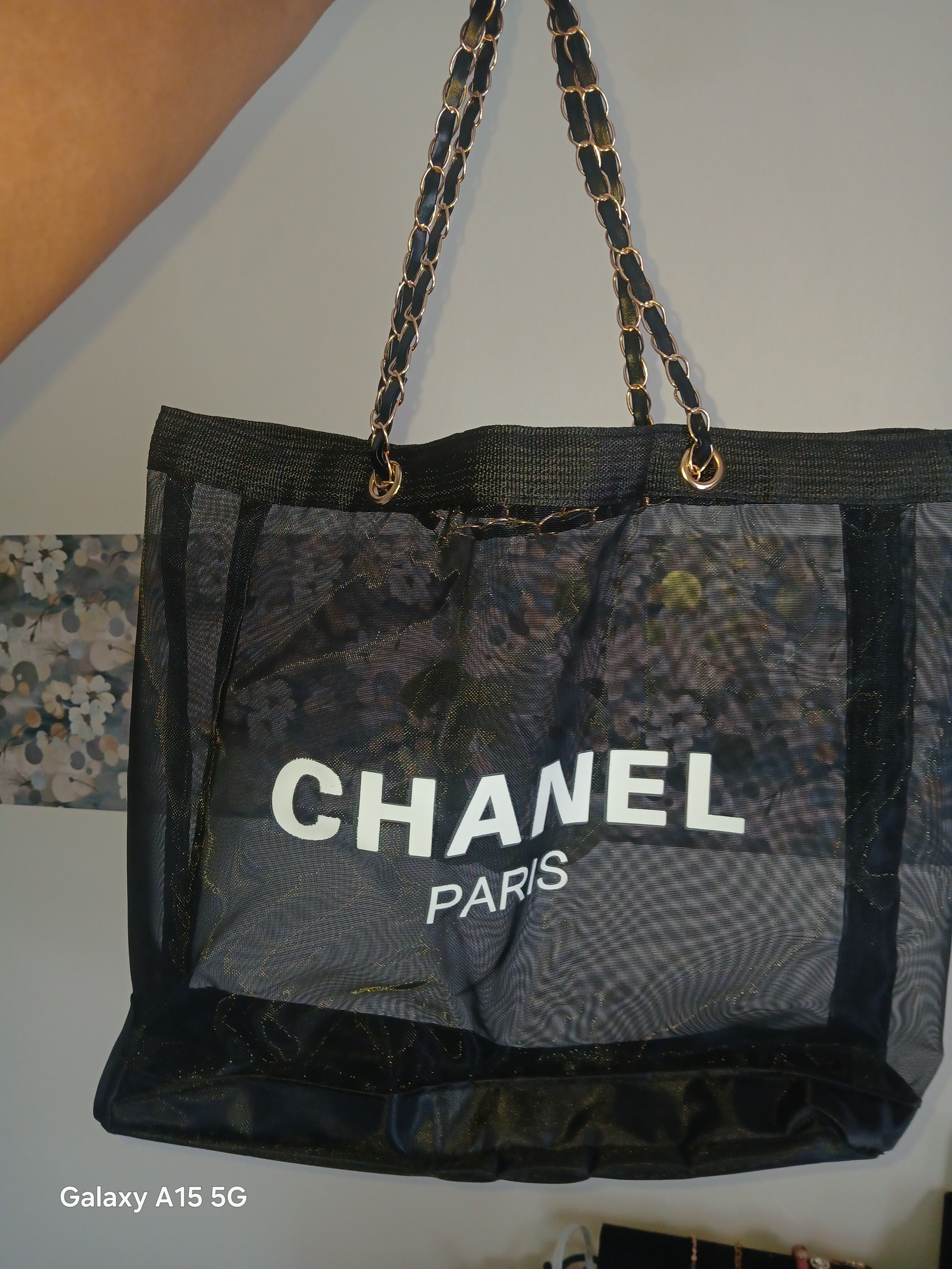 Chanel VIP Gift Mesh Tote Bag