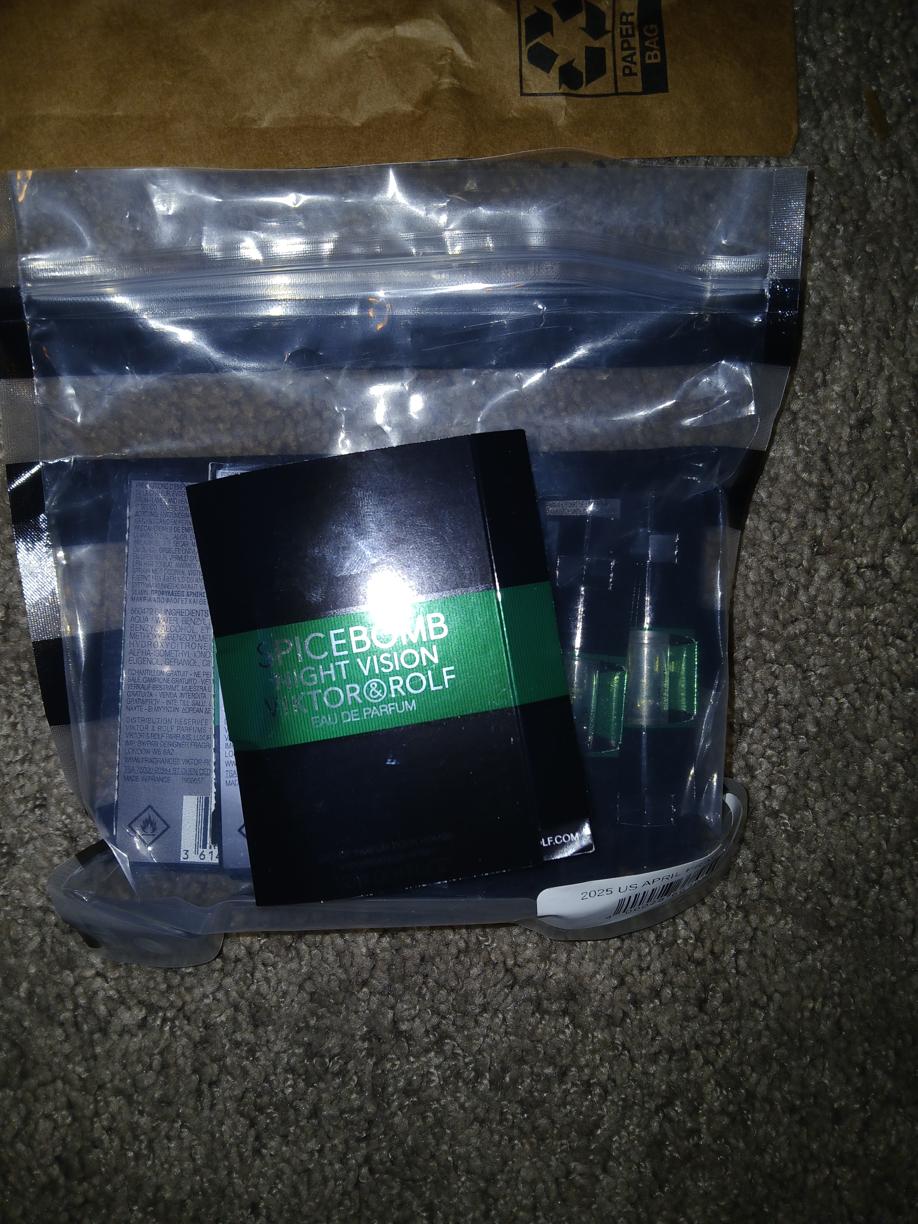 10pc Spicebomb sample vials by Viktor & Rolf