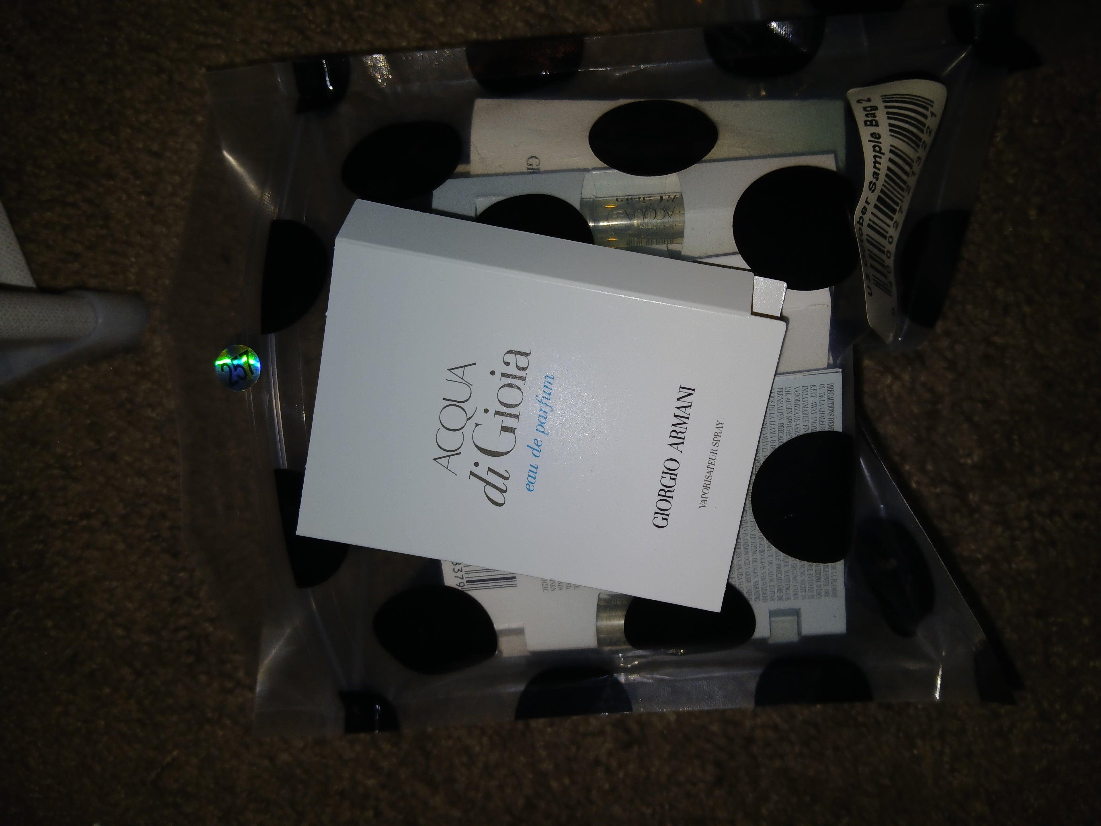 Acqua di Gioia 10pc fragrance sample vials